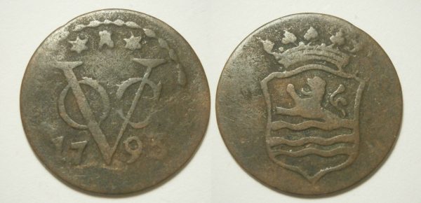 Zeeland VOC Duit 1793