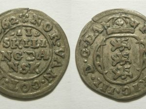 Denemarken 2 Skiling 1662