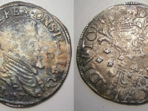 Utrecht 1/10 e Philipsdaalder 1571 met prachtig patina