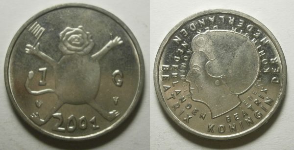 Koningin Beatrix 1 gulden 2001 …. De laatste gulden