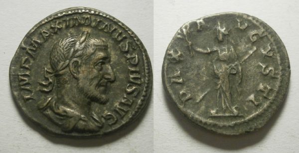 Maximinus Thrax zilver Denarius -PAX AVGVSTI- 235/6 AD