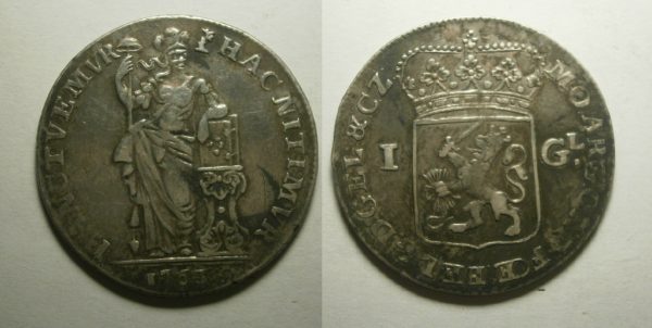 Gelderland 1 Gulden 1763    