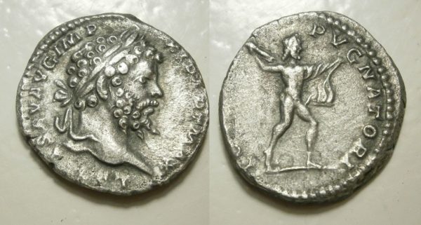 Septimius Severus Zilver Denarius -IOVI PROPVGNATORI- 199 AD