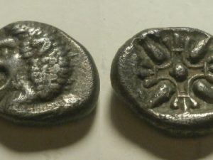 Ionia Miletus, diobol or 1/12 stater - 480BC,