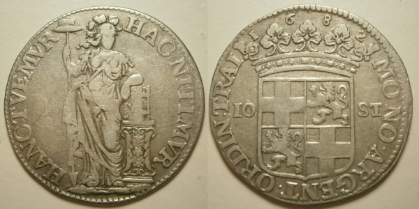 Utrecht ½ Gulden 1682 -R-