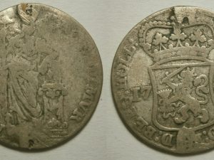 Holland ¼ gulden of Muntmeesterpenning 1759